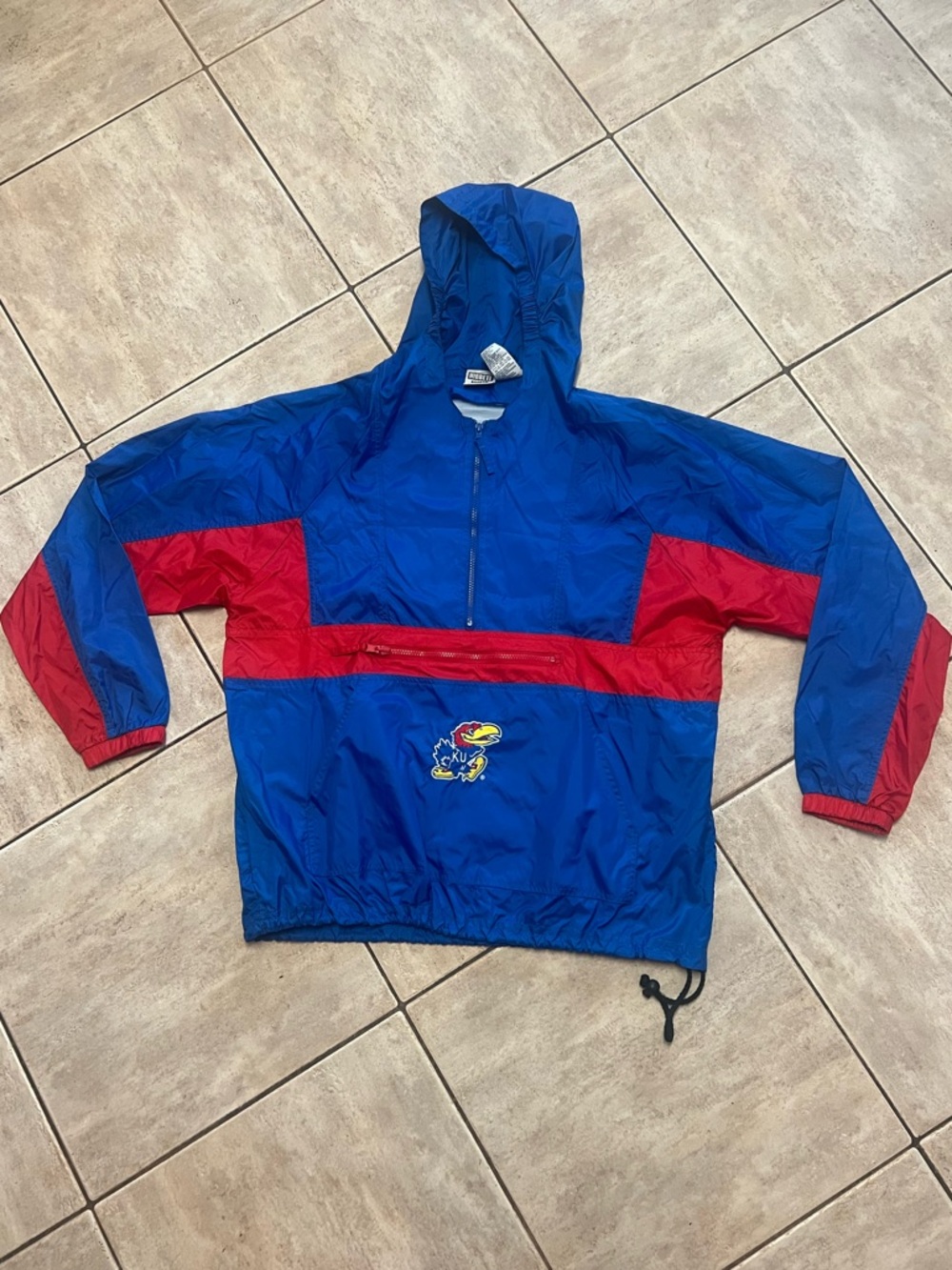 VTG Hibbett Sports Half Zip Windbreaker M